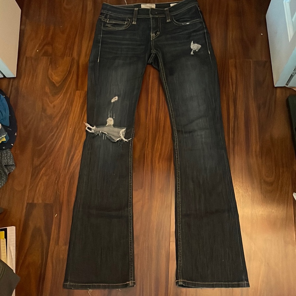 Vintage Taverniti So Low Rise Boot Cut Jeans